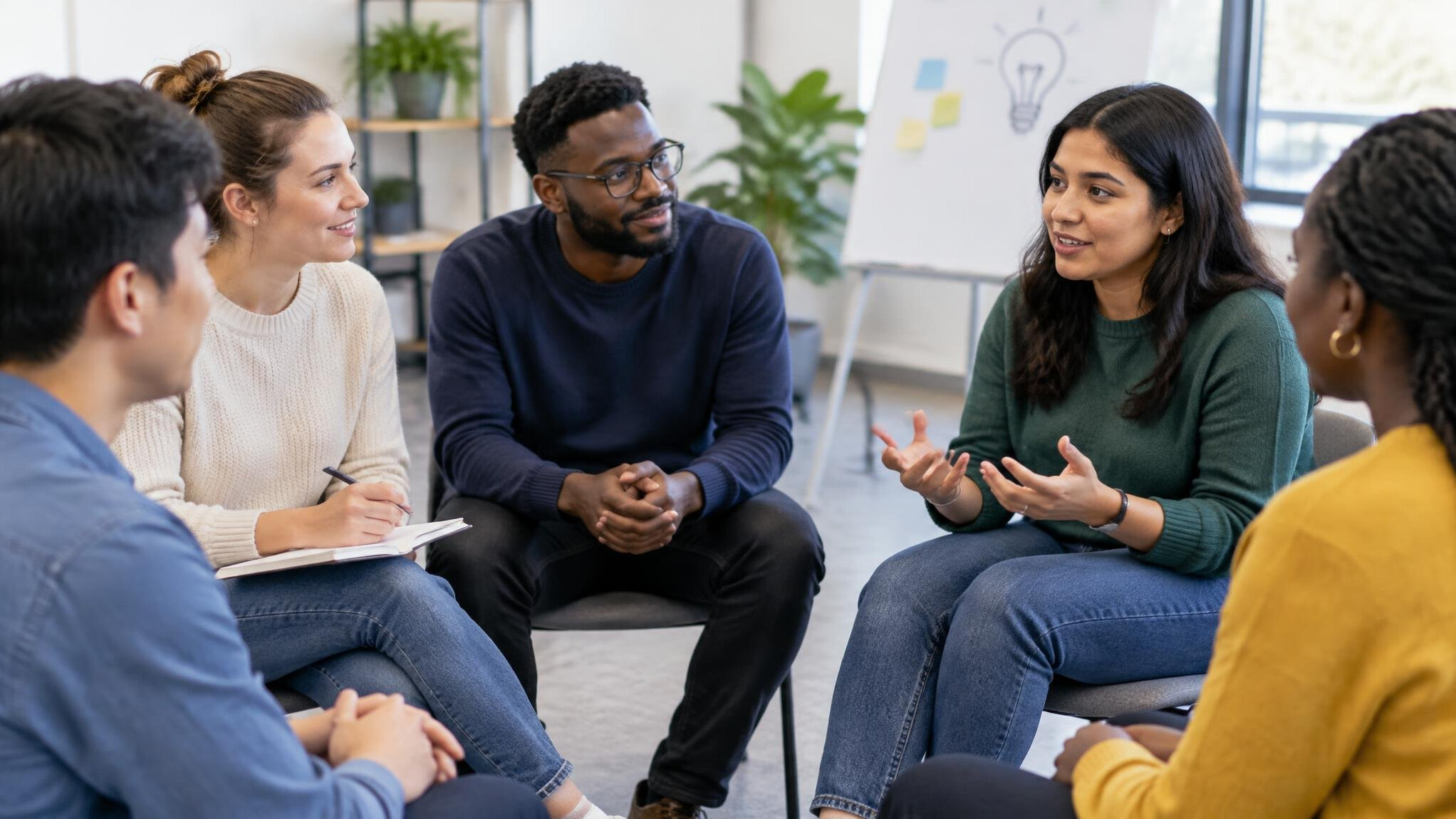 group discussion circle
